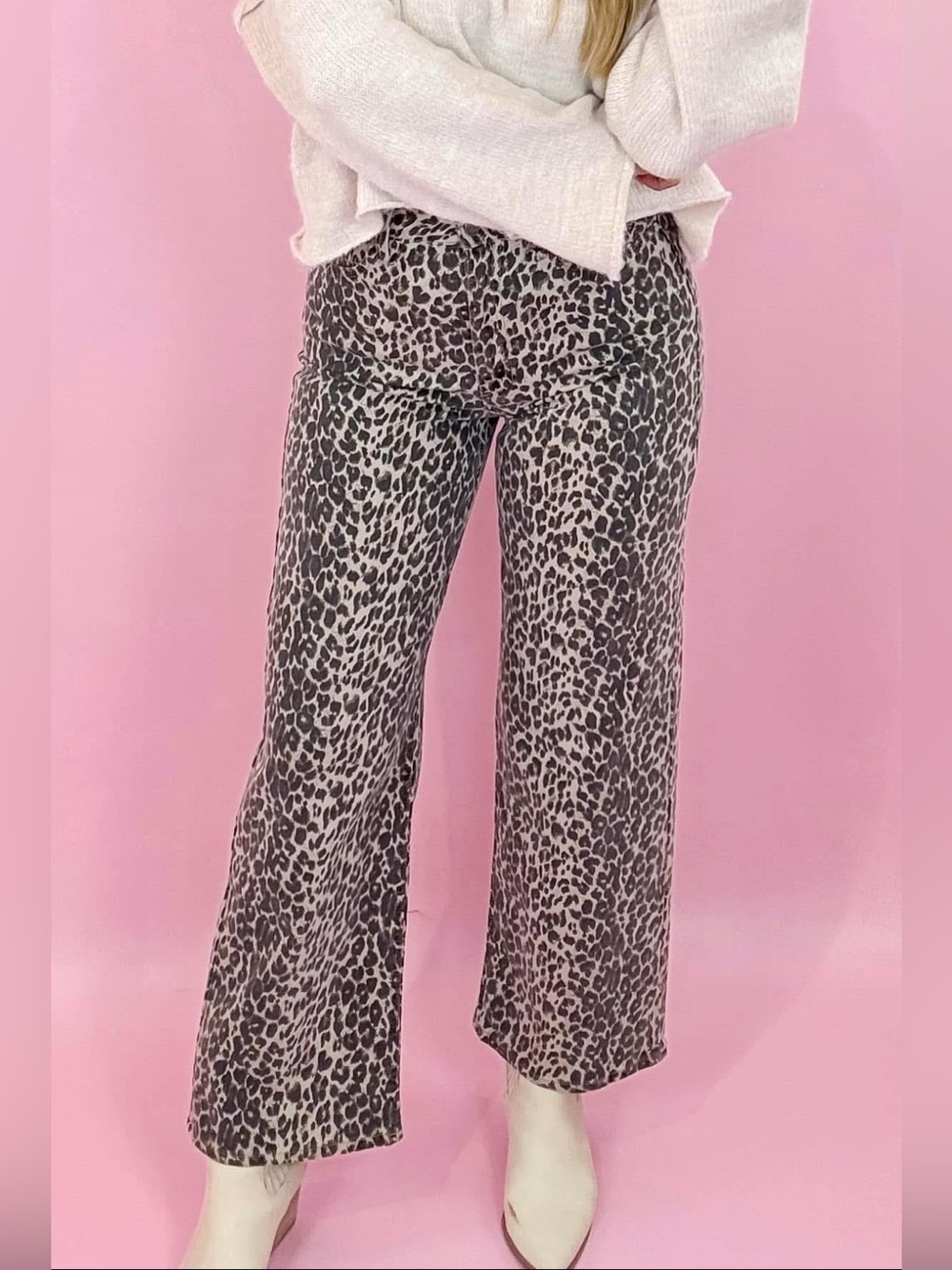 Just Black Denim size 24 Leopard